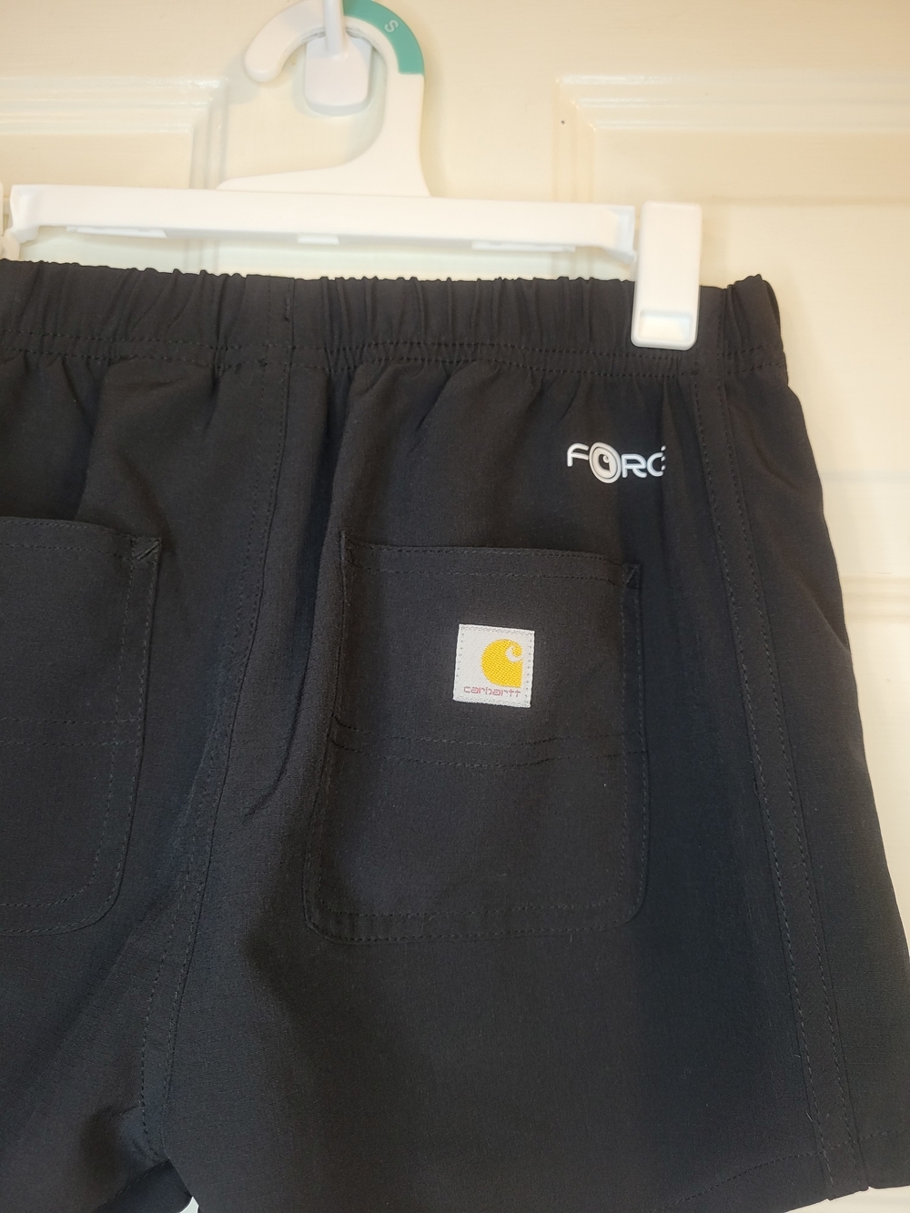 Carhartt Black Performance Elastic-Waist Shorts - Picture 6 of 8